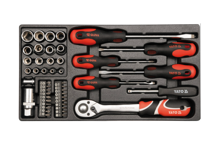 Werkzeugkasten 80-teilig YATO YT-38951