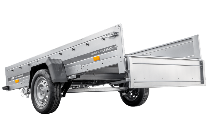 PKW-Anhänger auf Federn 264x125 UNITRAILER GARDEN 264/R KIPP