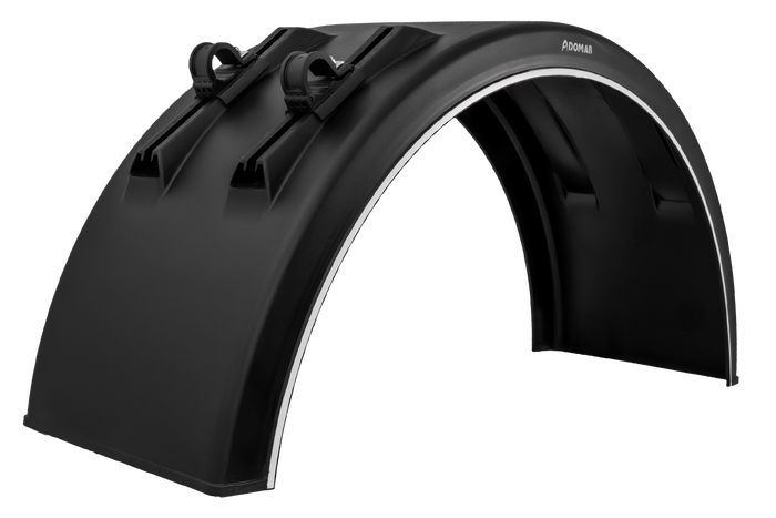 Kotflügel für Anhänger 19,5-22,5" DOMAR DK3075 Radlauf 1250/430mm mit Befestigungswinkeln