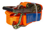 UNITRAILER 12 m/50 mm/5 t oranges Transportband mit Spanner