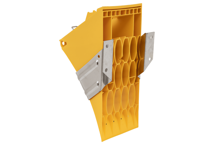E53 Unterlegkeil mit LOKHEN Befestigungswinkel H: 225mm