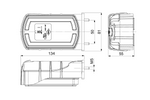 HORPOL CLEOfront LZD 2789/W1 LED-Frontleuchte mit 3 Funktionen, universell