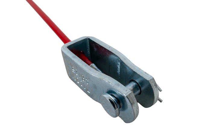 Notfall-Sicherheitsseil KNOTT mit Karabinerhaken 1200 mm