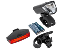 PROFEX 92618 Super Vision Fahrradlichtset (vorne und hinten), batteriebetrieben