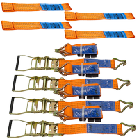 Transportgurte mit Spanner und Gurtaufhängern für UNITRAILER-Anhänger, 4 x 3M/50mm/4T-Gurt und 40cm-Gurt