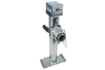 Ausziehbare Stütze mit UNITRAILER TJ5001+TJ5002A Adapter für 1300 kg Pritschenanhänger 364-614 mm