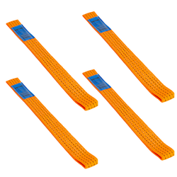 Satz mit vier Transportgurten für UNITRAILER-Anhänger 0,5 m/50 mm/4 t, orange