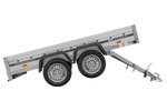 Zweiachsiger Anhänger mit Aluminiumseitenwänden 264x125 Unitrailer Garden 264/2 KIPP ALU
