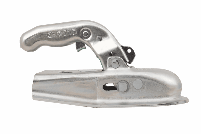 KNOTT 6E0071.001 Kugelkupplung für einen 750 kg Anhänger mit V-förmiger Deichsel