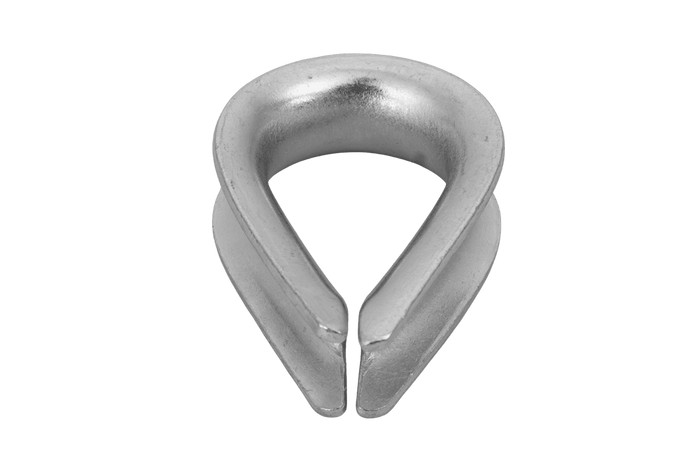 DROMET KU10 Seilkausche Stahlmuschel 10mm