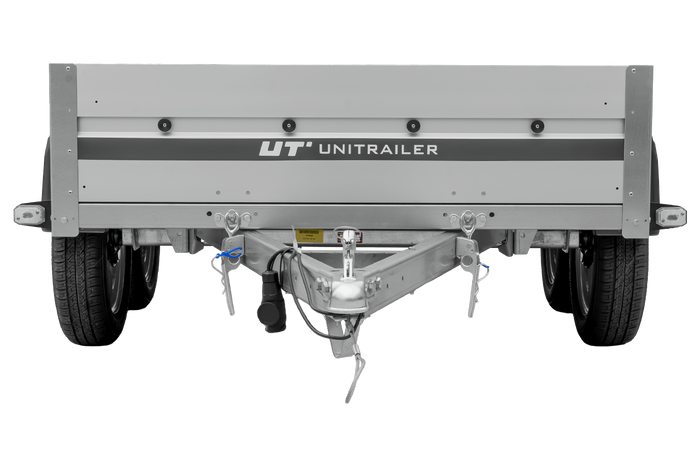Zweiachsiger Anhänger mit Aluminiumseitenwänden 264x125 Unitrailer Garden 264/2 KIPP ALU