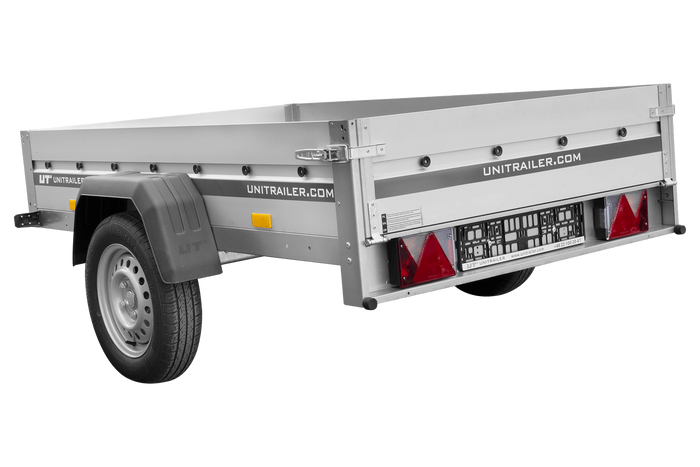 Anhänger mit ALU-Bordwänden 200x125 Unitrailer Garden 201 KIPP ALU