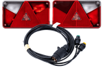 ASPÖCK MULTIPOINT V Rücklichter + MANTES 4m 7PIN Kabelbaum