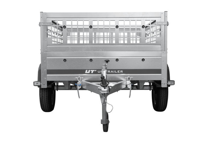 PKW-Anhänger 200x125 UNITRAILER GARDEN 201 KIPP mit Gitteraufsatz