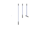 Set mit vier ProPlus 342180 Planenclips, flexible Multifunktionsschnüre, 280 mm