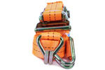 UNITRAILER 6 m/35 mm/2 t oranges Transportband mit Spanner