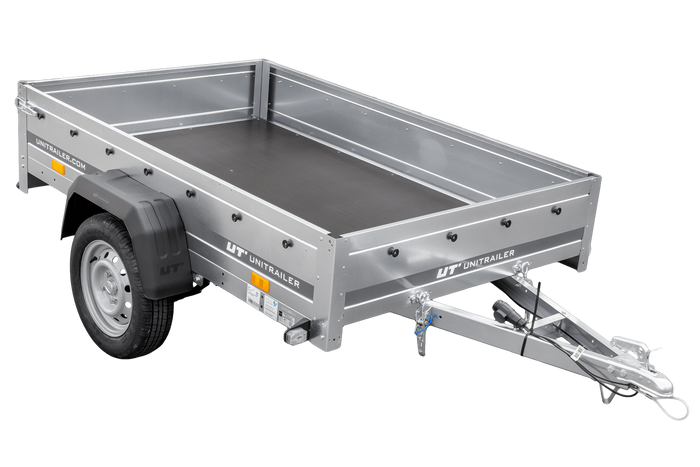 Einachsanhänger mit Blattfederung 200x125 UNITRAILER GARDEN 201/R KIPP