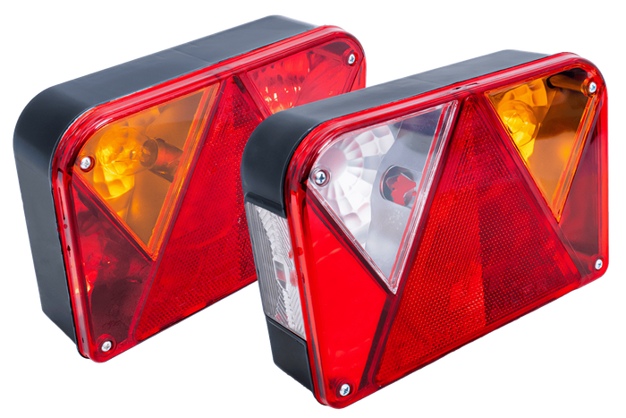 DOBPLAST DPT35 Rücklichter + MANTES 4m 13PIN Kabelbaum