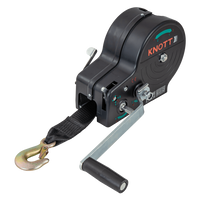 Manuelle Seilwinde für Anhänger KNOTT 6X0017.311 900kg mit Gurt