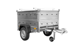 Einachsanhänger 150 x 106 UNITRAILER GARDEN 150 KIPP mit BIS-Bordwänden und Aluminium-Deckel