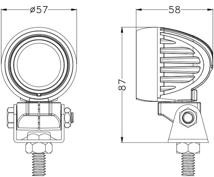 LED Arbeitsleuchte TT TECHNOLOGY TT.13333 1xLED 800lm rund