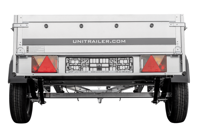 Einachsanhänger mit Blattfederung 200x125 UNITRAILER GARDEN 201/R KIPP