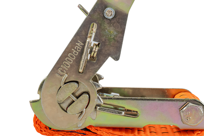 Set aus vier Spanngurten mit Ratsche UNITRAILER 4m/35mm/2t