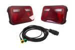 ASPÖCK MULTILED IV LED-Rückleuchten + ASPÖCK Kabelbaum 4,5 m 7-polig