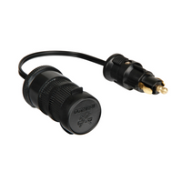 DIN-Adapter für Zigarettenanzünderbuchse LAMP 39028 Adapter 12/24V 8A