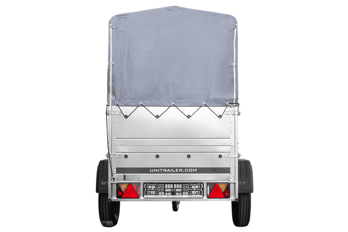 Neuanhänger Kipper ungebremst GARDEN TRAILER 150 KIPP mit zusätzlichen Bordwänden, Stützrad, Hochplane und Hochspriegel