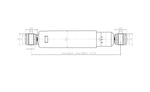 PIVEXIN hydraulischer Stoßdämpfer für Anhängerachsen 4000-7500 kg für Einzel- und Tandemachser