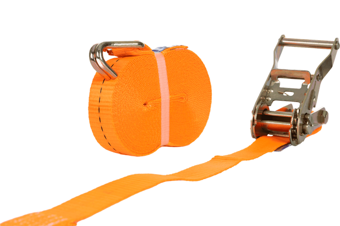 UNITRAILER 10 m/25 mm/1 t oranges Transportband mit Spanner