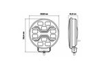 LED-Arbeitsscheinwerfer-Reflektor KAMAR X-SPIDER TOXIC L3440 10xLED 80W
