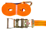 UNITRAILER 8 m/35 mm/2 t oranges Transportband mit Spanner