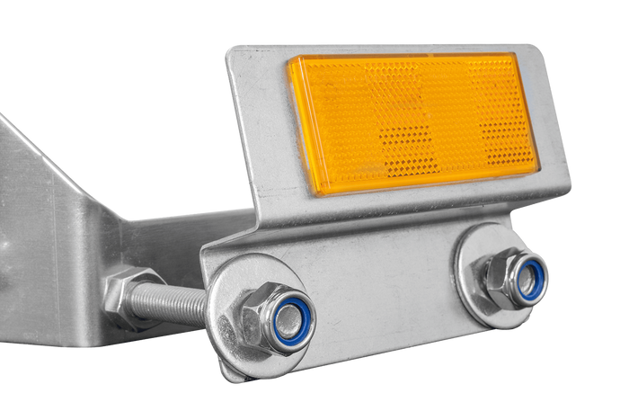 UNITRAILER GARDEN KIPP Anhänger-Ersatzradhalterung mit Reflektor