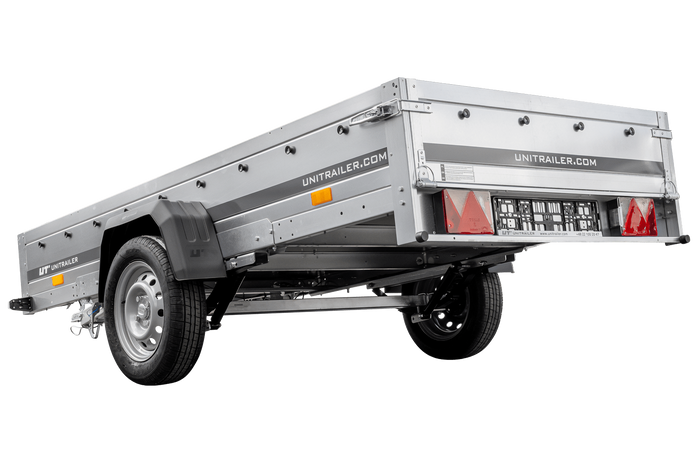 PKW-Anhänger auf Federn 264x125 UNITRAILER GARDEN 264/R KIPP