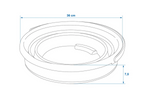 ProPlus 370307V01 faltbarer Reiseeimer aus Silikon, 15 l