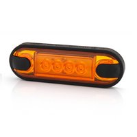 Orangefarbene Positionsleuchte HORPOL LD 3211 LED schlank universell
