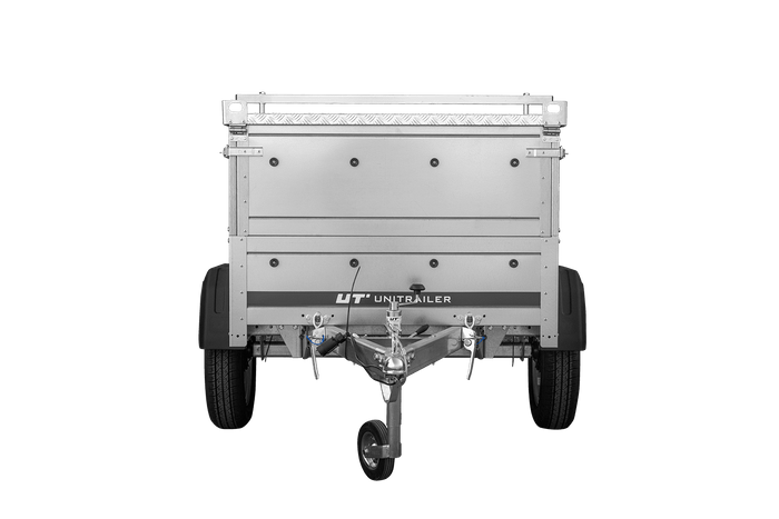 Einachsanhänger 150 x 106 UNITRAILER GARDEN 150 KIPP mit BIS-Bordwänden und Aluminium-Deckel