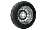 Satz von zwei Rädern für Anhänger UNITRAILER / TEMARED / NIEWIADÓW / NEPTUN / ZASŁAW LINGLONG REIFEN 155/70 R13 75N UNITRAILER FELGEN 4Jx13" 4x100 ET:30