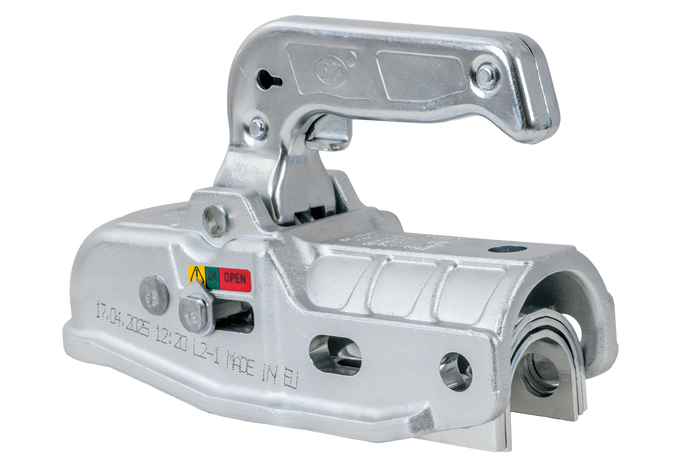 STEELPRESS BC-3000C-00-00+Z2 Kugelkopfkupplung für 3000kg Anhänger mit 35-50mm Rohrdeichsel, Gusseisen