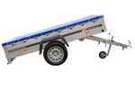 PKW?Anhänger 230x125 UNITRAILER GARDEN 230 KIPP mit H-0-Rahmen und blauer Plane