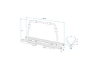 ProPlus 330242BL Fahrradträger für Anhängerkupplung für 2 Fahrräder 40 kg