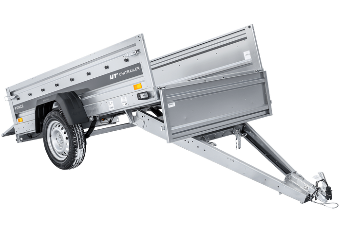 Ungebremster Anhänger mit Blattfedern 230x125 UNITRAILER FORCE 230/R KIPP