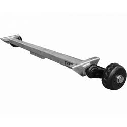 KNOTT VGB13-M gebremste Achse für Anhänger/Träger 1350 kg 1750 mm 2250 mm 5x112