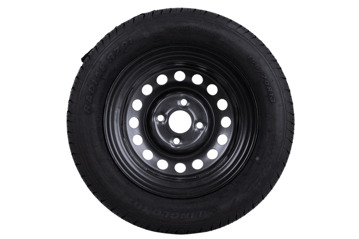 OUTLET Anhängerrad REIFEN LINGLONG 155/70 R13 75N FELGE UNITRAILER 4Jx13" 4x100 ET:30