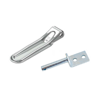 Seitenscharnier mit Griff STEELPRESS ZW-01.270A+UZ-01B komplette Anhängerseitenmontage