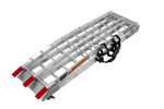 UNITRAILER ALR002 klappbare Auffahrrampe aus Aluminium für Anhänger, 221 cm, 340 kg, mit Gurt