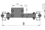 Stützradtraverse AL-KO für V-Deichsel 515/535 