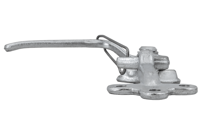 Anhängerkupplung rechts mit WINTERHOFF WV 20-R + WVG 20-A Verschluss, kompletter Anhängerseitenverschluss